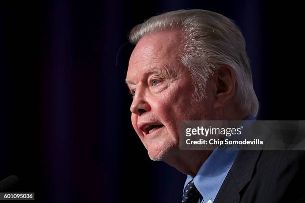 Actor Jon Voight before addresses the Values Voter Summit at the Omni Shoreham September 9, 2016 in Washington, DC. Hosted by the Family Research...
