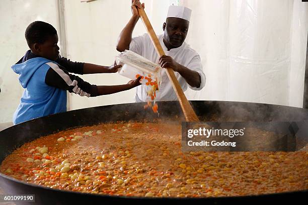 Catholic youth camp, Cooking. Jambville, France.