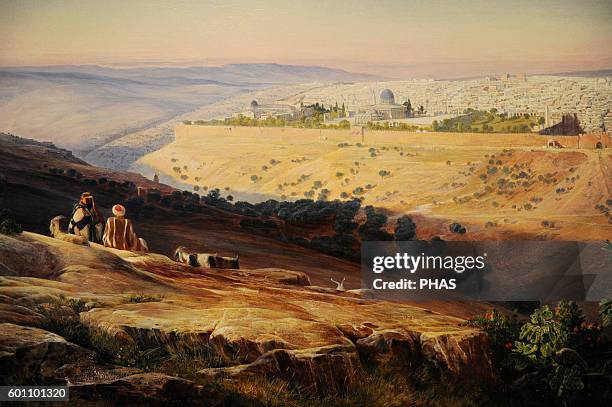 Jerusalem from the Mount of Olives., News Photo