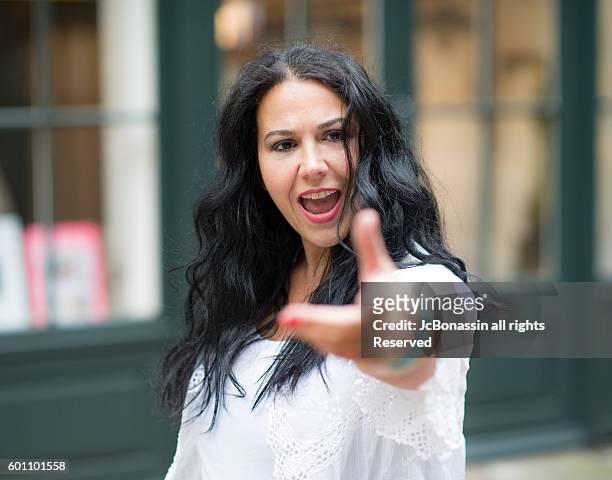 woman expression - jc bonassin stock pictures, royalty-free photos & images