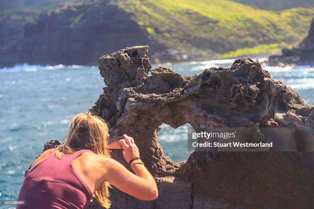 Heart-shaped rock