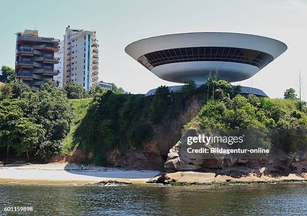 Museum Museu de Arte Contemporanea de Niteroi, museum of modern art, Rio de Janeiro, Brazil.