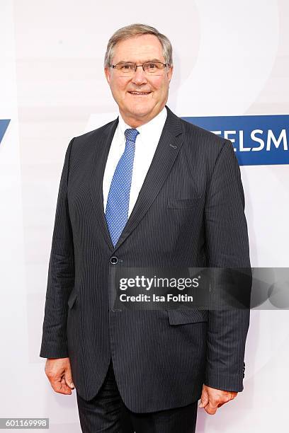 German politician Franz-Josef Jung attends the Bertelsmann Summer Party at Bertelsmann Repraesentanz on September 8, 2016 in Berlin, Germany.