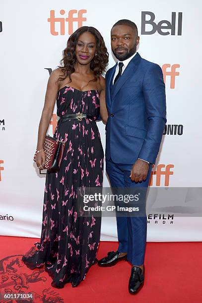 Director Amma Asante and Actor David Oyelowo attends the "A United Kingdom" premiere during the 2016 Toronto International Film Festival at Roy...