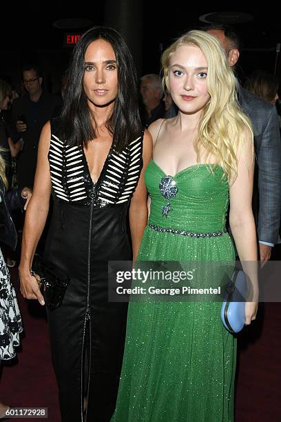Actresses Jennifer Connelly and Dakota Fanning attend the "American Pastoral" during the 2016 Toronto International Film Festival premiere at...