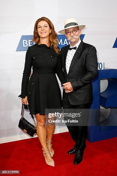 Cook Horst Lichter and his wife Nada Lichter attend the Bertelsmann Summer Party at Bertelsmann Repraesentanz on September 8, 2016 in Berlin, Germany.