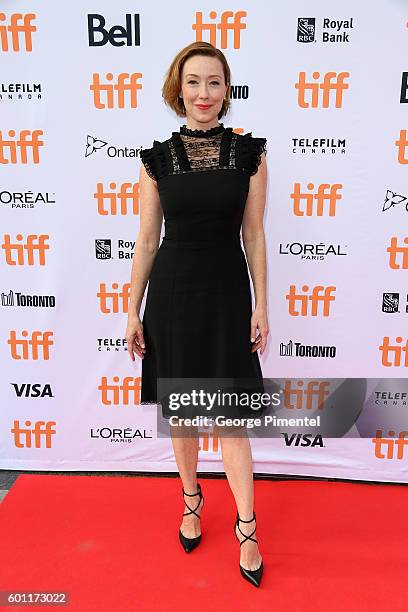 Actress Molly Parker attends the "American Pastoral" during the 2016 Toronto International Film Festival premiere at Princess of Wales Theatre on...