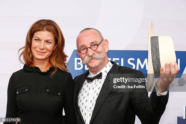 Cook Horst Lichter and his wife Nada Lichter attend the Bertelsmann Summer Party at Bertelsmann Repraesentanz on September 8, 2016 in Berlin, Germany.