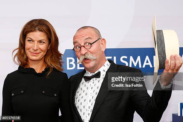 Cook Horst Lichter and his wife Nada Lichter attend the Bertelsmann Summer Party at Bertelsmann Repraesentanz on September 8, 2016 in Berlin, Germany.