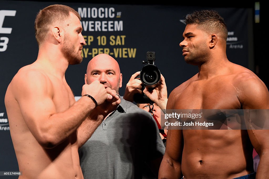 UFC 203 Weigh-in