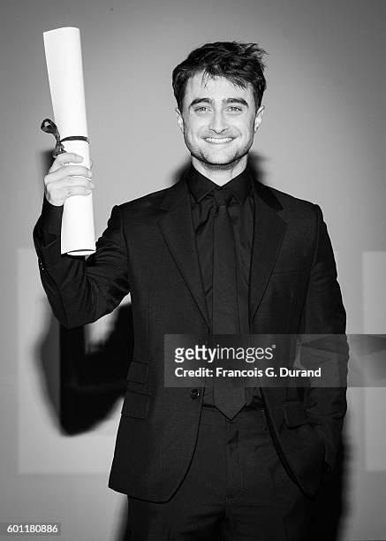 Daniel Radcliffe attends the "Imperium" Premiere during the 42nd Deauville American Film Festival on September 9, 2016 in Deauville, France.