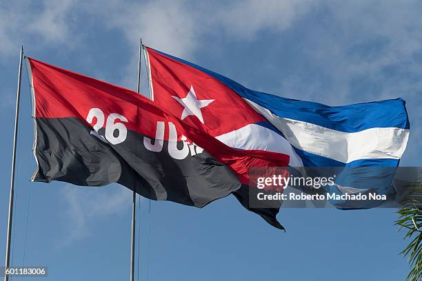 cuban flags national symbols - cuban revolution stock pictures, royalty-free photos & images