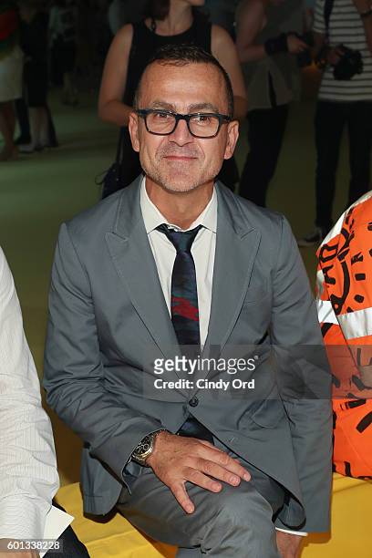 Steven Kolb attends the AKRIS fashion show during New York Fashion Week at Lever House on September 9, 2016 in New York City.