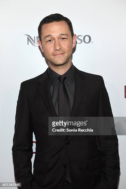 Actor Joseph Gordon-Levitt attends the official pre-party for "Snowden" co-hosted by Audi and Nespresso at Lavelle on September 9, 2016 in Toronto,...