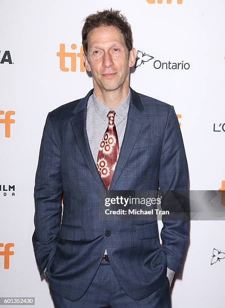 Tim Blake Nelson arrives at the 2016 Toronto International Film Festival - "Colossal" premiere held at Ryerson Theatre on September 9, 2016 in...