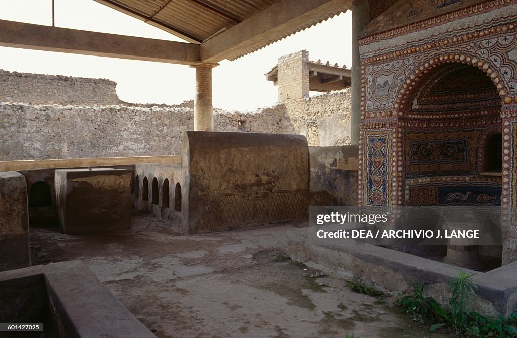 Summer triclinium, Regio II, Pompeii