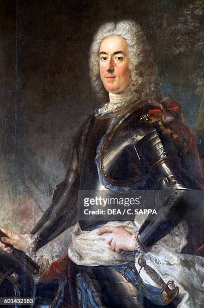 Portrait of the Marquis de Saillant de Largilliere, Chateau de Ravel, Auvergne, France.