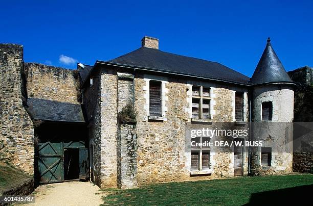 View of Chateau de Sable, 1715-1750, technical centre of the National Library of France, Pays de la Loire. France, 18th century.