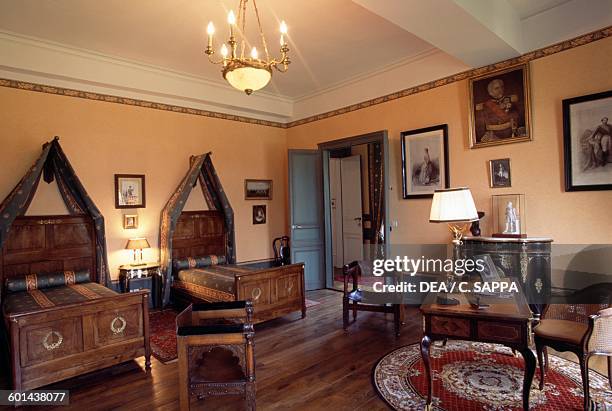 Empire Room, Chateau d'Etchauz, Saint-Etienne-de-Baigorry, France, Aquitaine, 11th-16th century.