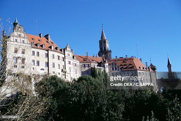Sigmaringen Castle, founded in 13th century, Baden-Wurttemberg, Germany.