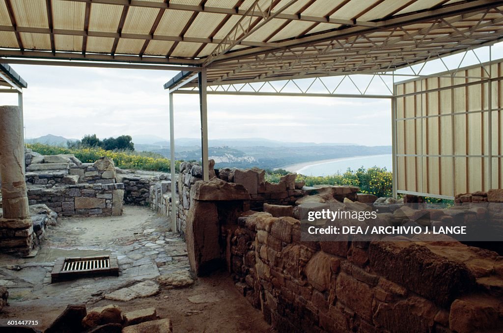 Ruins of house B, Eraclea Minoa, Cattolica Eraclea