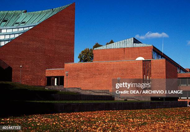 Building of Helsinki University of Technology, 1955-1964, designed by Alvar Aalto , Otaniemi, Espoo, Helsinki, Finland.