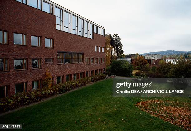 Buildings in the Jyvaskyla University, 1953-1957, designed by Alvar Aalto , Finland, 20th century.