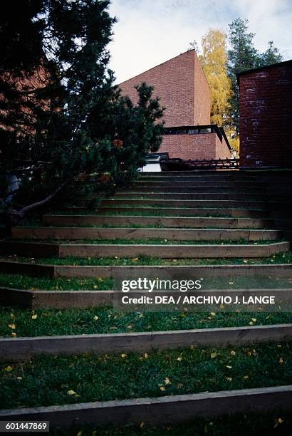 Town Hall of Saynatsalo, 1949-1952, designed by Alvar Aalto , Jyvaskyla, Finland, 20th century.