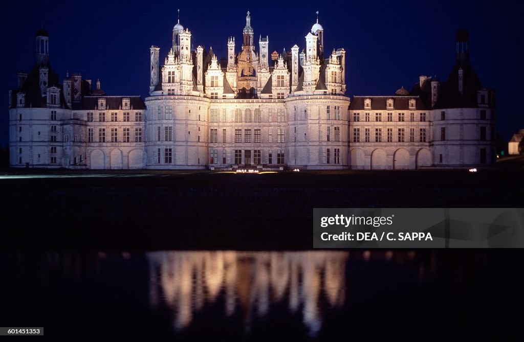 Chateau of Chambord, Loire valley, Centre region