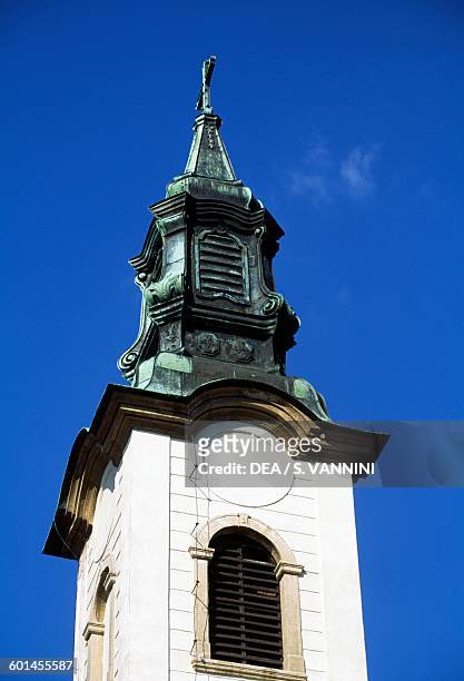 Bell tower of the chapel of Brunszvik castle, 1783-1785 but rebuilt in neo-Gothic style in 1872-1875, Martonvasar, Pest county, Hungary, 18th century.