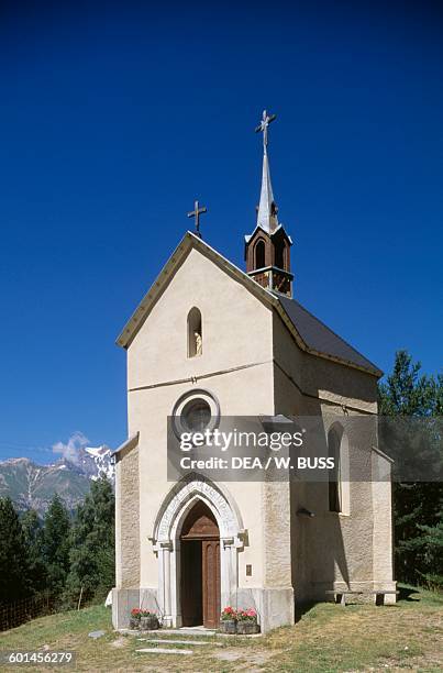 Notre Dame chapel of the deliverance Bramans, Rhone-Alpes. France, 19th century.