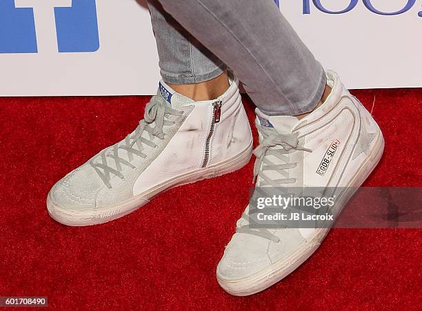 Bree Turner, shoe details, attends Hollywood Unites for the 5th Biennial Stand Up To Cancer , A Program of The Entertainment Industry Foundation at...