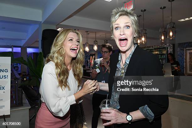 Susan Yeagley and Jane Lynch attend W Magazine NKPR IT House x Producers Ball Studio at IT Lounge on September 9, 2016 in Toronto, Canada.