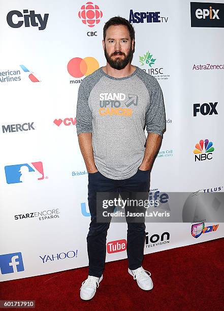 Actor Mark-Paul Gosselaar attends Stand Up To Cancer 2016 at Walt Disney Concert Hall on September 9, 2016 in Los Angeles, California.