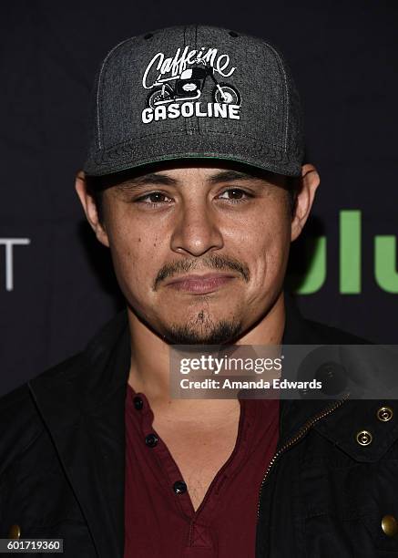 Actor Jesse Garcia arrives at The Paley Center for Media's PaleyFest 2016 Fall TV Preview of El Rey at The Paley Center for Media on September 9,...