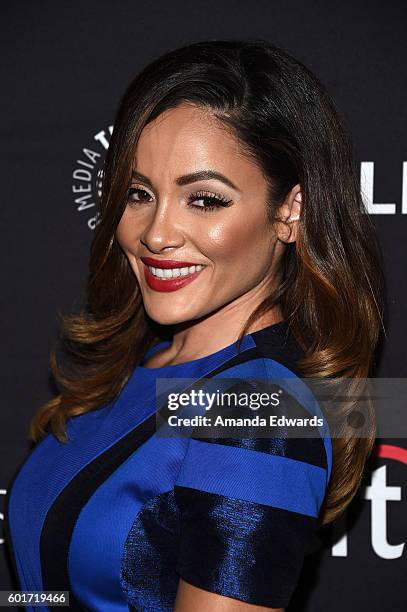 Actress Melissa Santos arrives at The Paley Center for Media's PaleyFest 2016 Fall TV Preview of El Rey at The Paley Center for Media on September 9,...