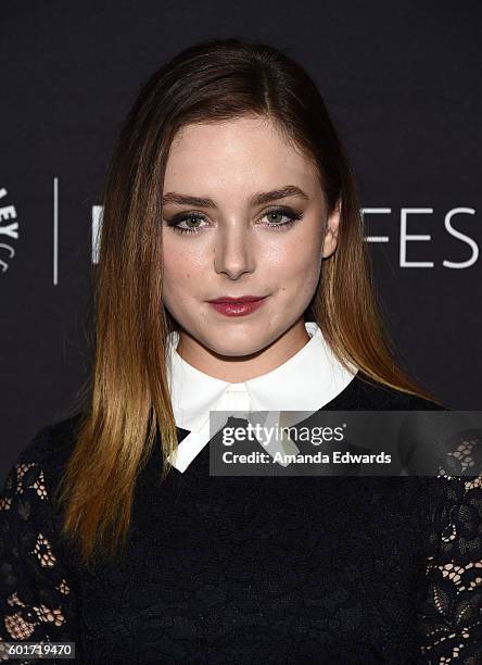 Actress Madison Davenport arrives at The Paley Center for Media's PaleyFest 2016 Fall TV Preview of El Rey at The Paley Center for Media on September...