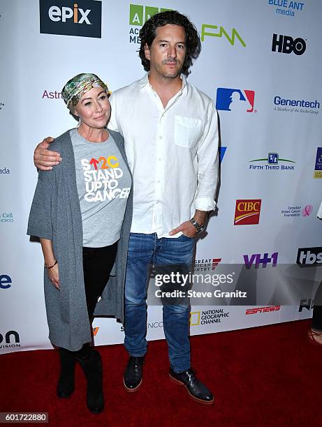 Shannen Doherty, Kurt Iswarienko arrives at the Hollywood Unites For The 5th Biennial Stand Up To Cancer , A Program Of The Entertainment Industry...