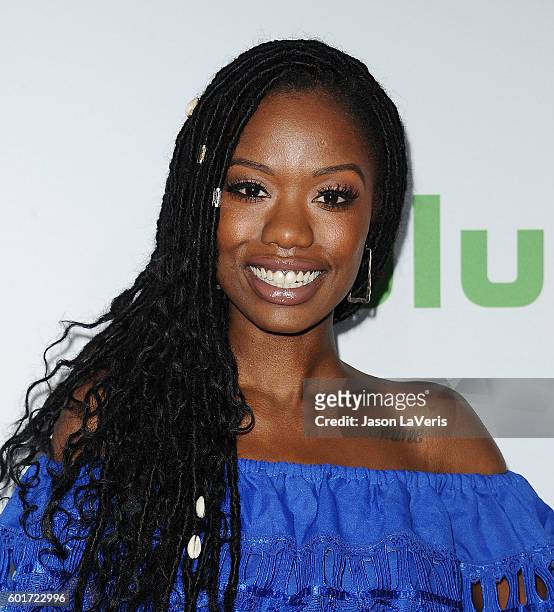 Actress Xosha Roquemore attends the 100th episode celebration of "The Mindy Project" at E.P. & L.P. On September 9, 2016 in West Hollywood,...