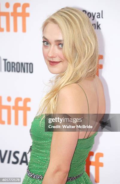 Dakota Fanning attends the 'American Pastoral' during the 2016 Toronto International Film Festival premiere at Princess of Wales Theatre on September...