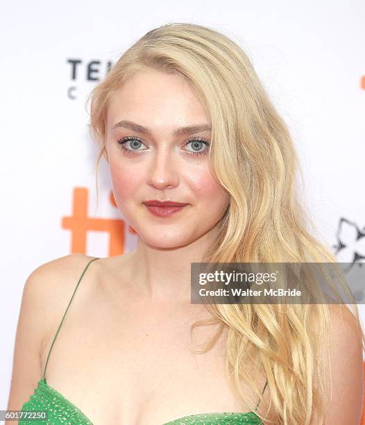 Dakota Fanning attends the 'American Pastoral' during the 2016 Toronto International Film Festival premiere at Princess of Wales Theatre on September...