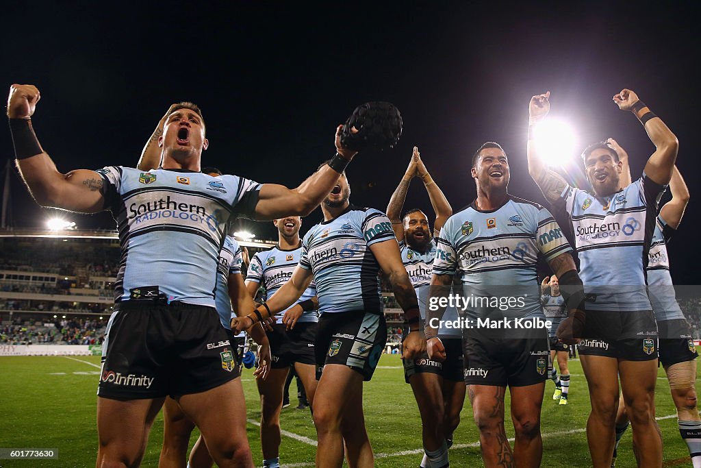 NRL Qualifying FInal - Canberra v Cronulla