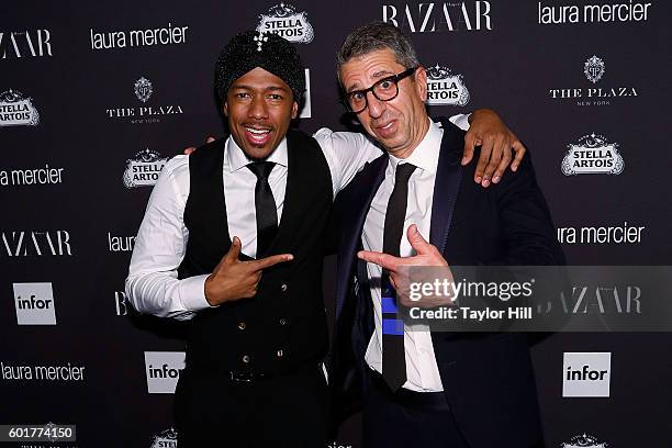 Nick Cannon and Jason Flom attend the 2015 Harper ICONS Party at The Plaza Hotel on September 9, 2016 in New York City.