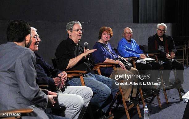 Roger Lay Jr., Robert Butler, D.C. Fontana, Barry Mason, David Gerrold and Joseph D'Agosta at the Star Trek 50th Anniversary Celebration - Star Trek:...