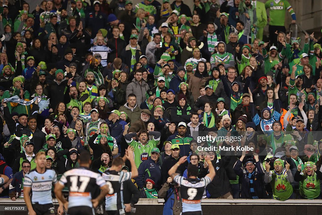 NRL Qualifying FInal - Canberra v Cronulla