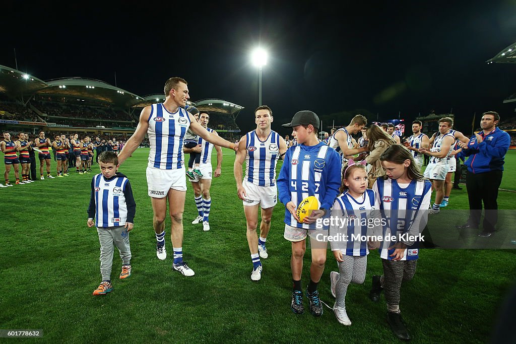 AFL First Elimination Final - Adelaide v North Melbourne