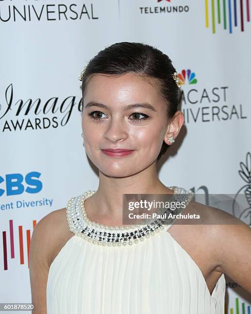 Actress Dalila Bela attends the 31st Annual Imagen Awards at The Beverly Hilton Hotel on September 9, 2016 in Beverly Hills, California.