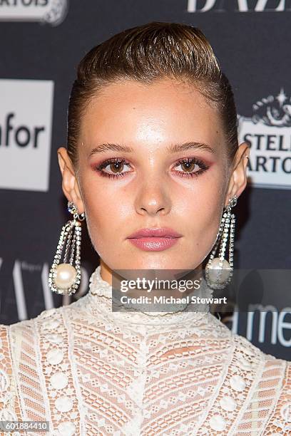 Model Paige Reifler attends Harper's BAZAAR Celebrates "ICONS By Carine Roitfeld" at The Plaza Hotel on September 9, 2016 in New York City.