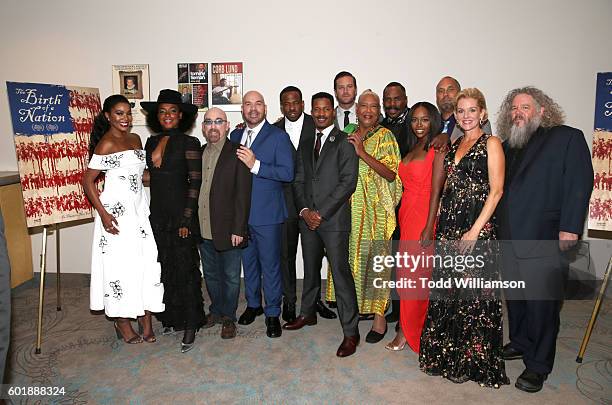 Actors Gabrielle Union, Aunjanue Ellis, Jackie Earle Haley, Jason Stuart; Chike Okonkwo, writer/actor/director Nate Parker, Armie Hammer, Esther...