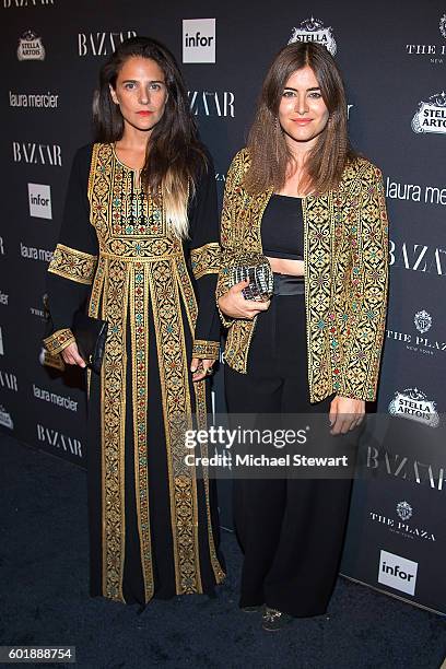 Phoebe Stephens and Annette Stephensattend Harper's BAZAAR Celebrates "ICONS By Carine Roitfeld" at The Plaza Hotel on September 9, 2016 in New York...